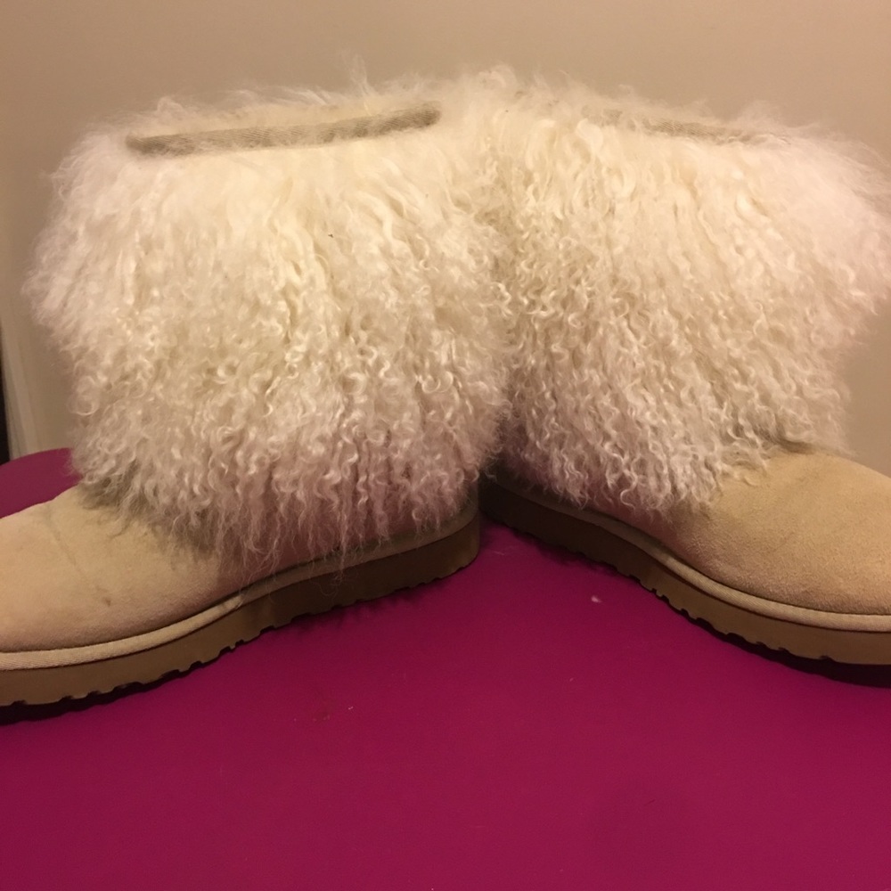 Ugg Mongolian fur boot